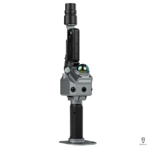 Escáner LiDAR FJD Trion P2 realizando captura 3D
