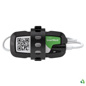 Termómetro para concreto SmartRock 3 monitoreando temperatura y resistencia